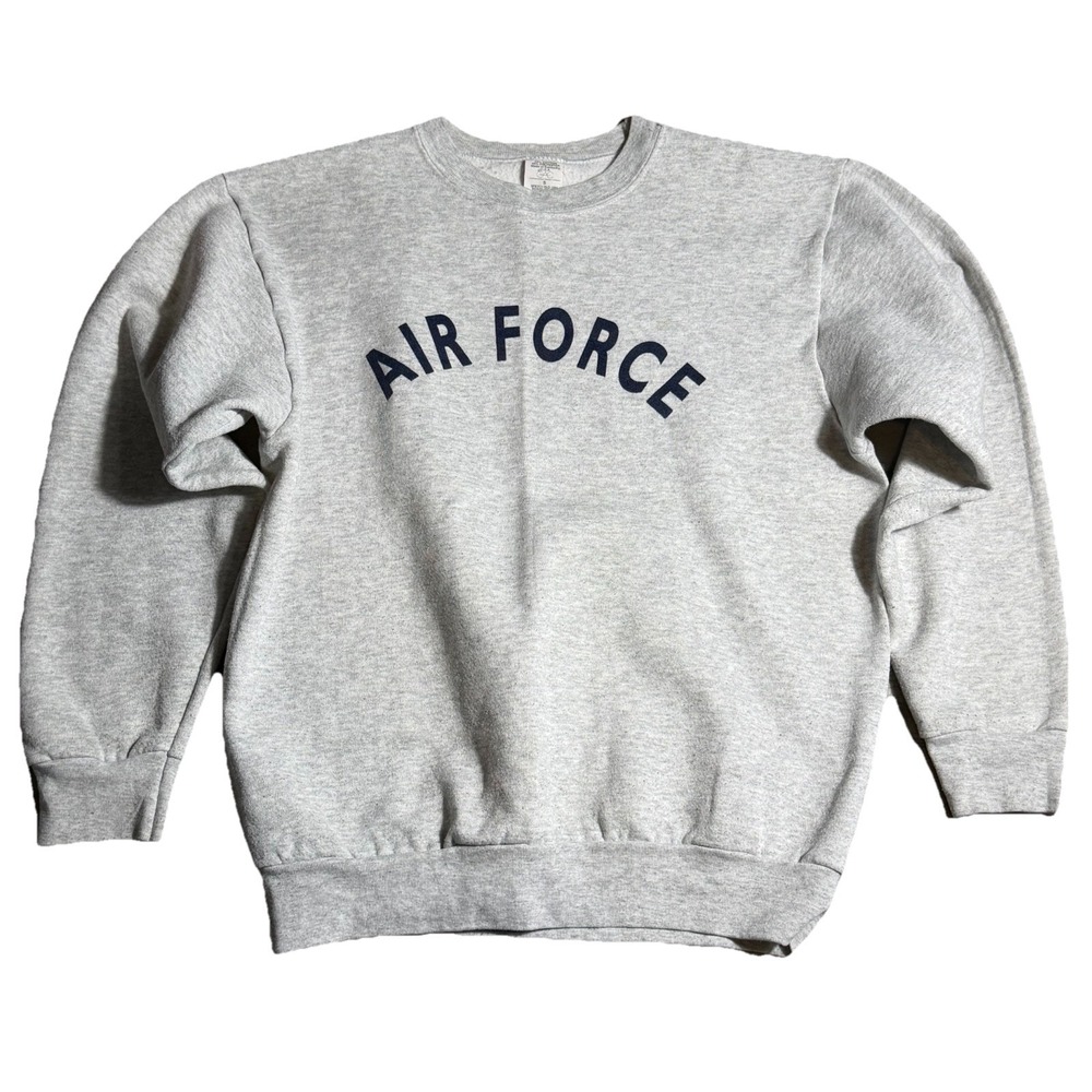 Vintage United States Air Force Crewneck Sweatshirt Gray Made in USA Sz‎ M